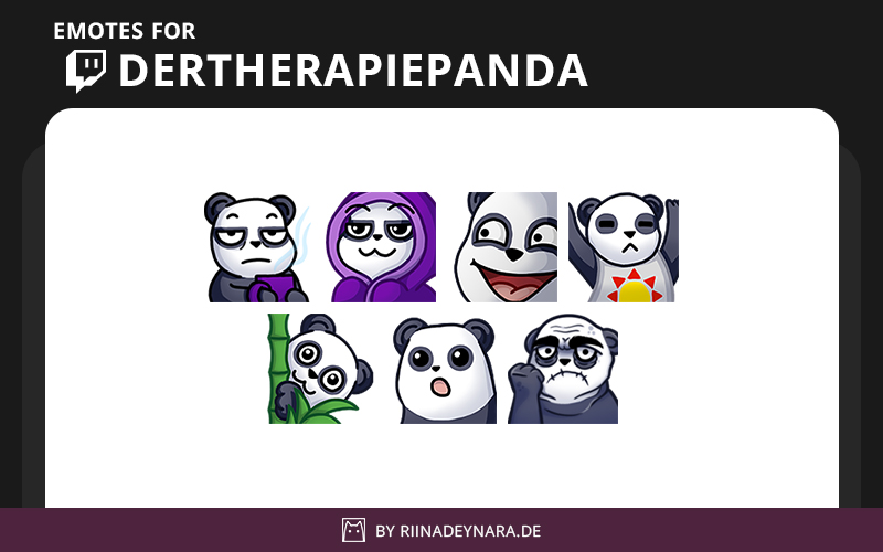 Emotes von Therapiepanda